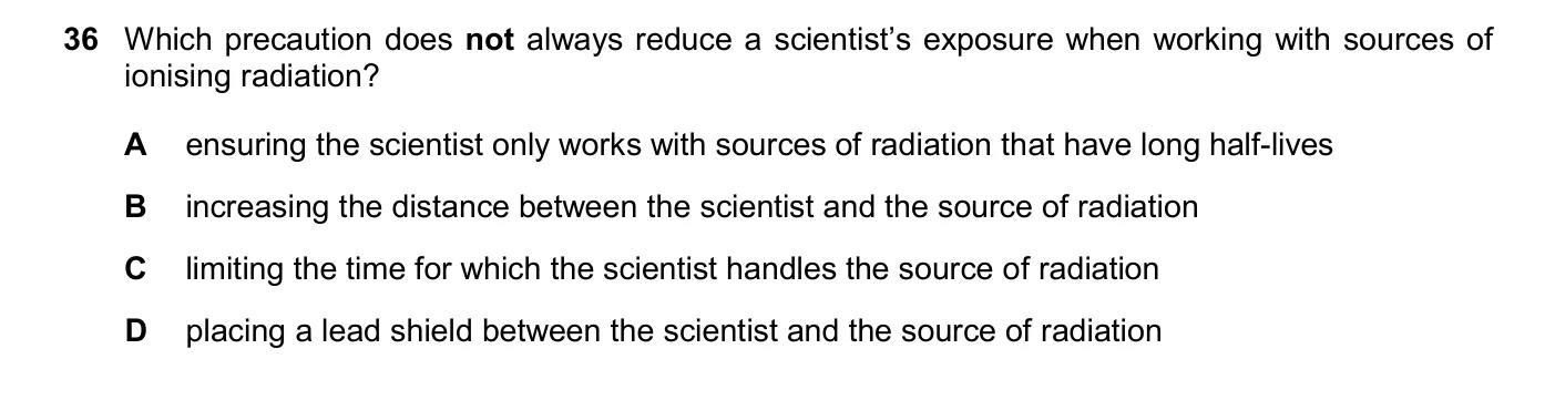 Question 36, March 2025, 0625 Paper 22