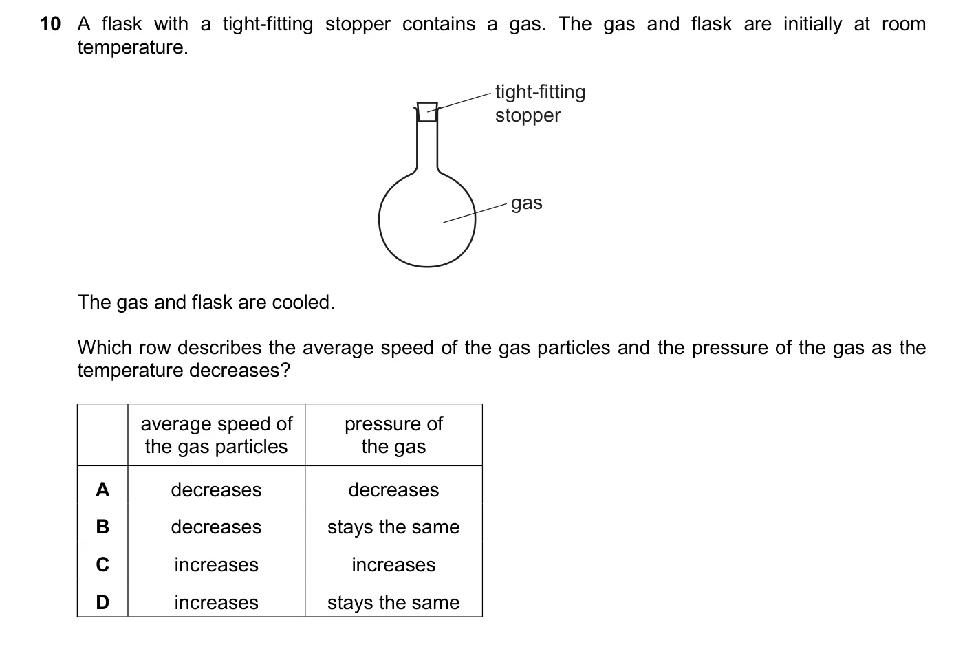 Question 10, November 2025, 0625 Paper 21