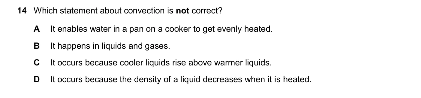 Question 14, November 2025, 0625 Paper 21