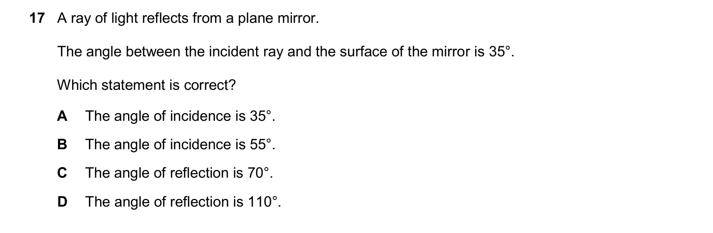 Question 17, November 2025, 0625 Paper 21