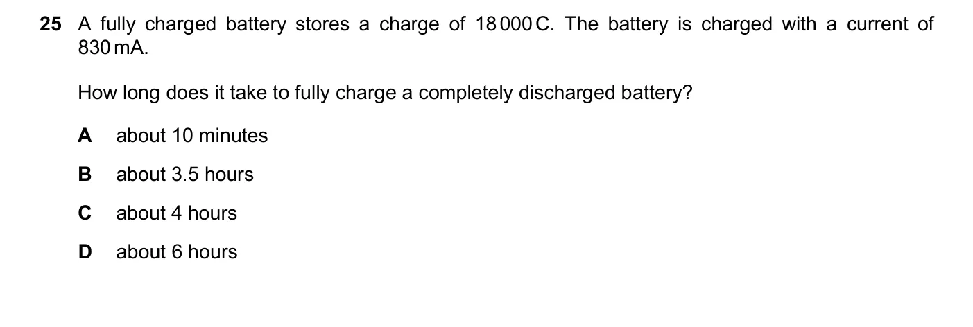 Question 25, November 2025, 0625 Paper 21