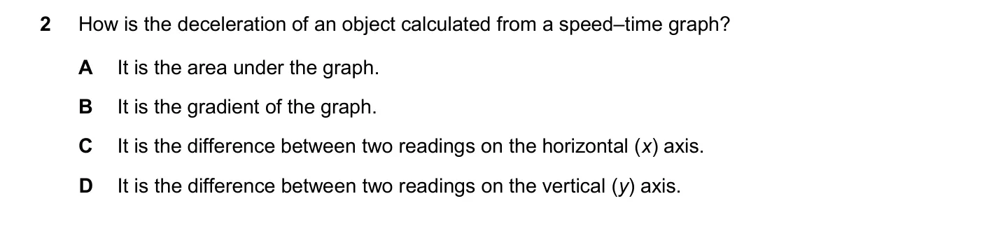 Question 2, November 2025, 0625 Paper 22