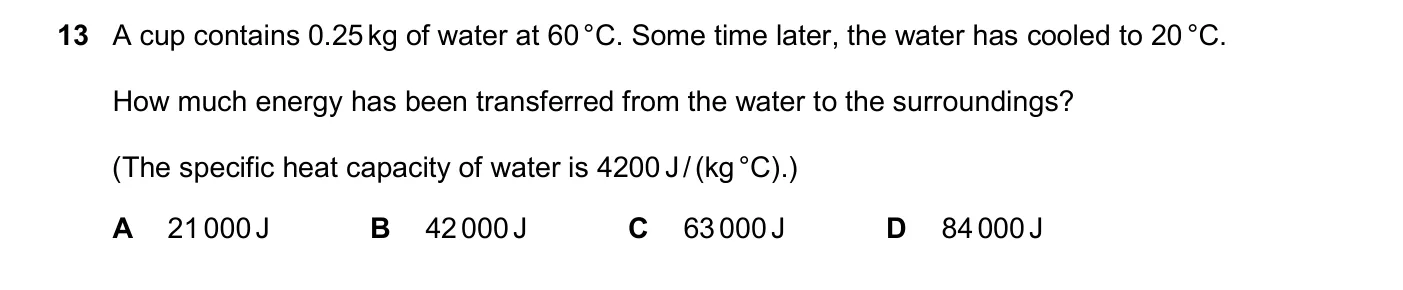 Question 13, November 2025, 0625 Paper 22