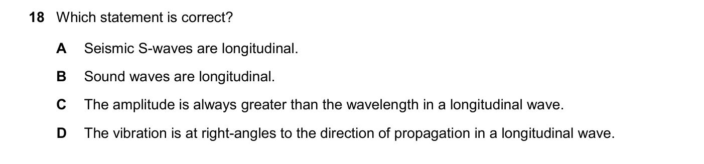 Question 18, November 2025, 0625 Paper 22