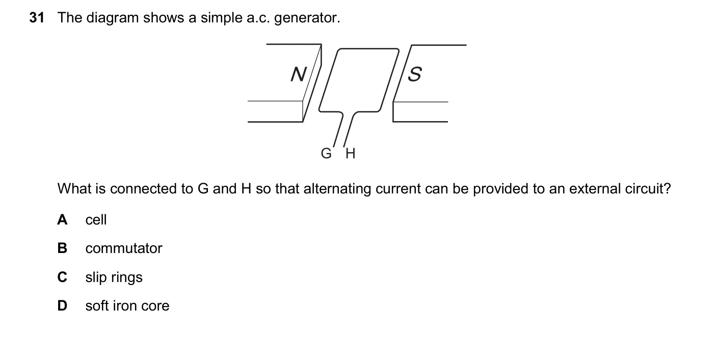 Question 31, November 2025, 0625 Paper 22