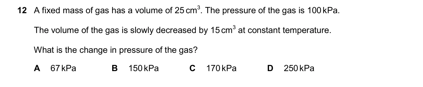 Question 12, November 2025, 0625 Paper 23