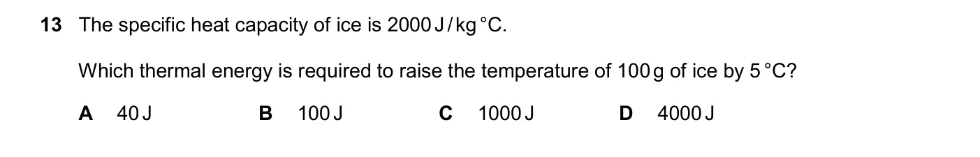 Question 13, November 2025, 0625 Paper 23