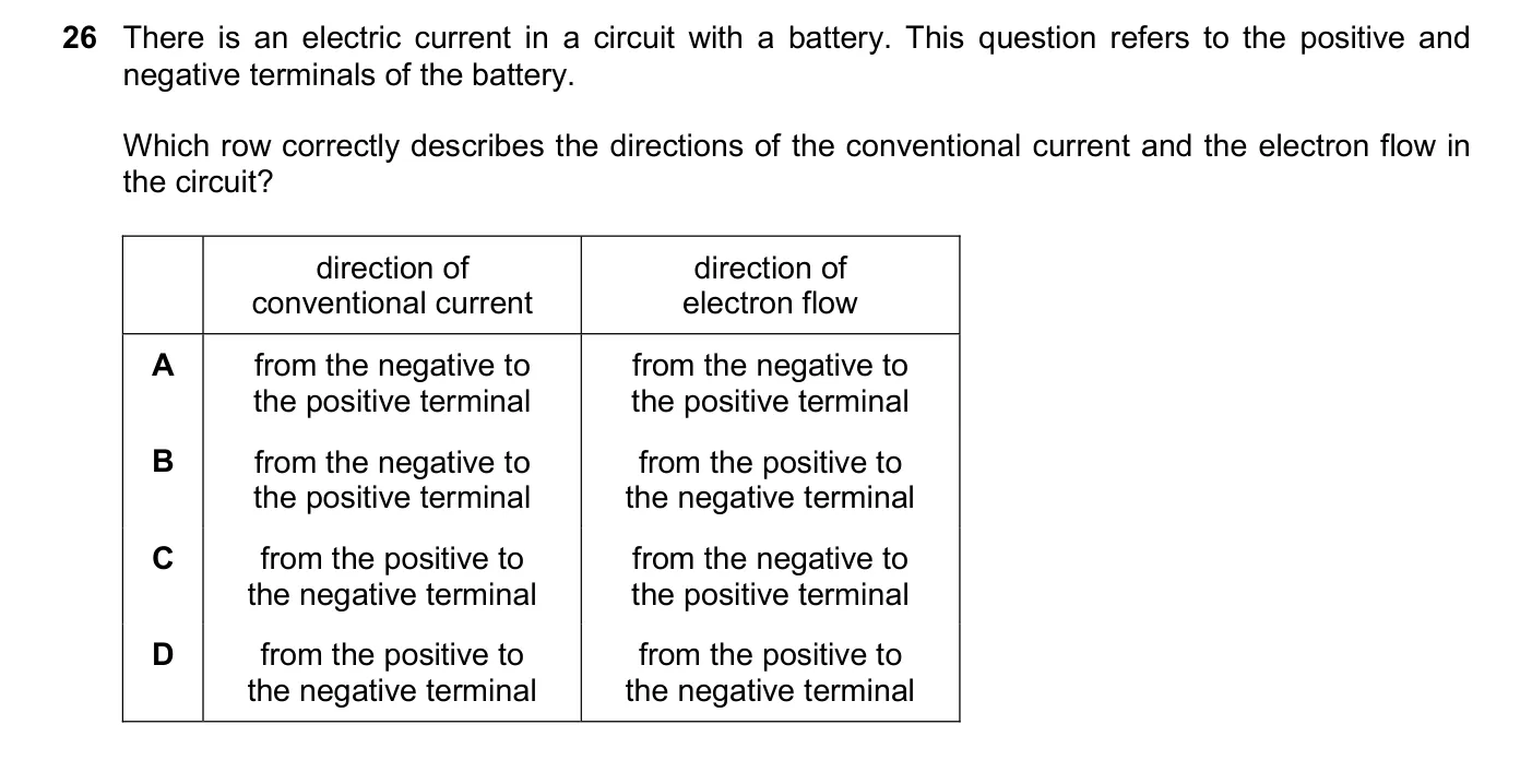 Question 26, November 2025, 0625 Paper 23