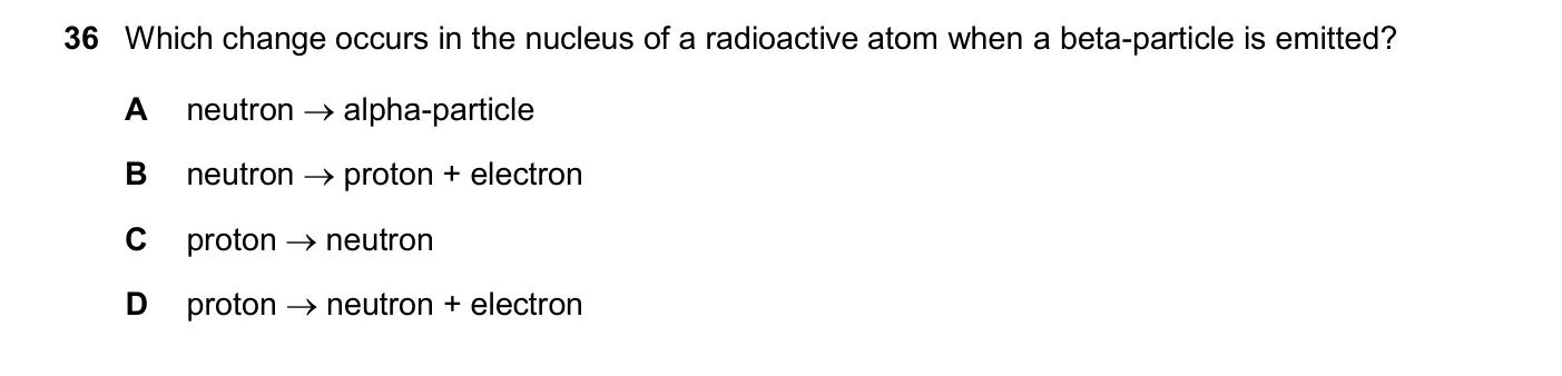 Question 36, November 2025, 0625 Paper 23