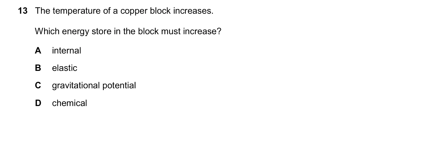 Question 13, June 2026, 0625 Paper 21