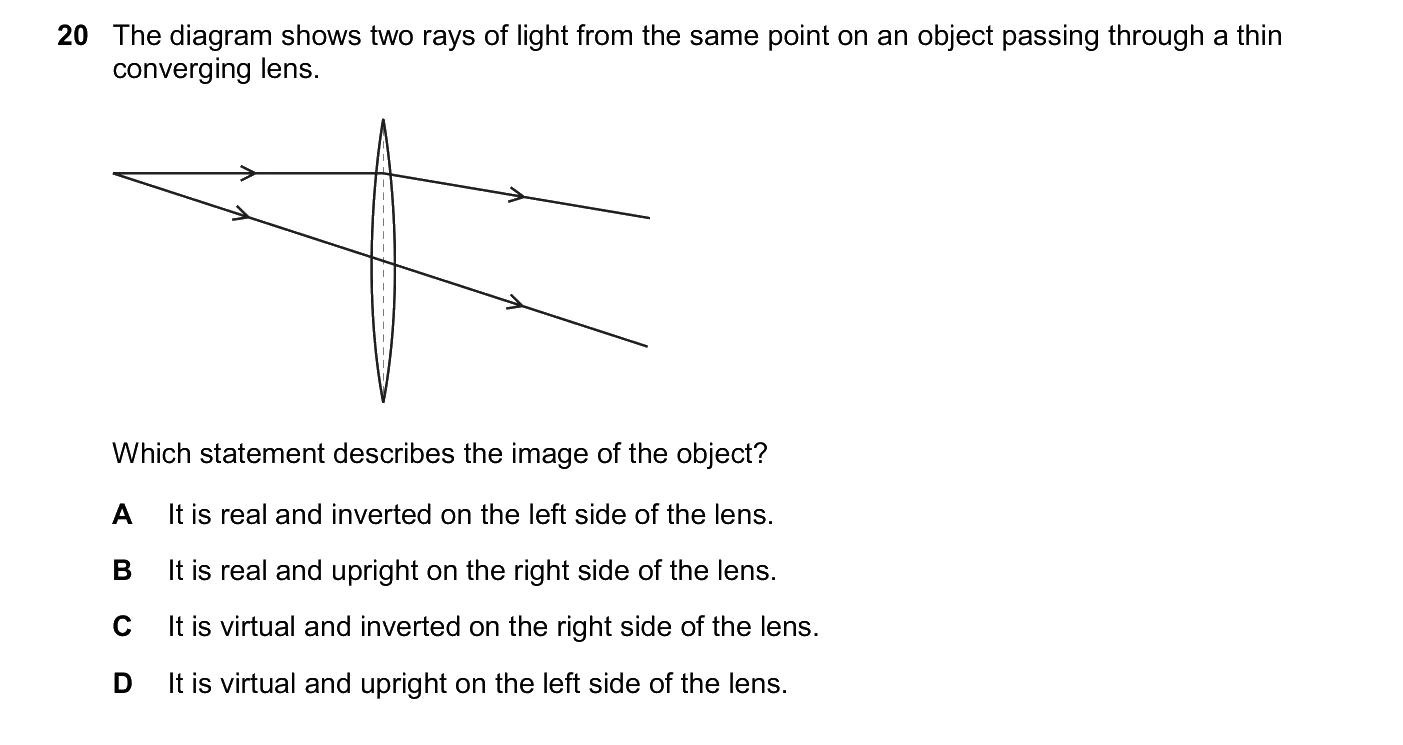 Question 20, June 2026, 0625 Paper 21