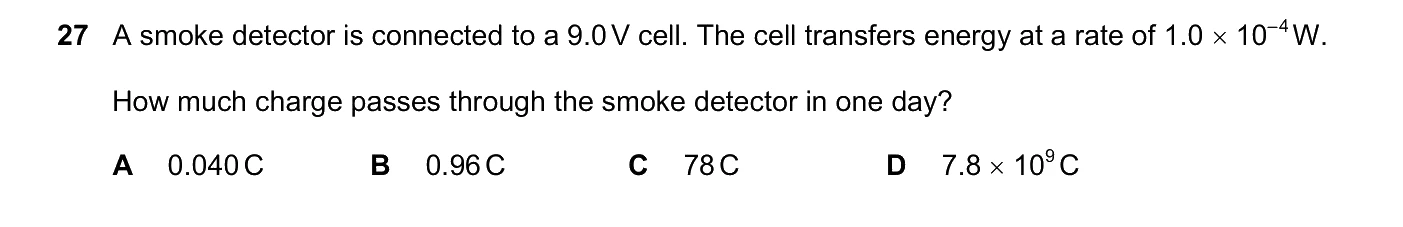 Question 27, June 2026, 0625 Paper 21