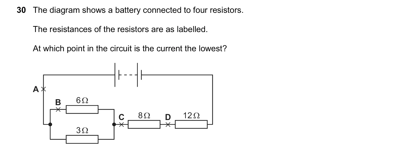 Question 30, June 2026, 0625 Paper 21