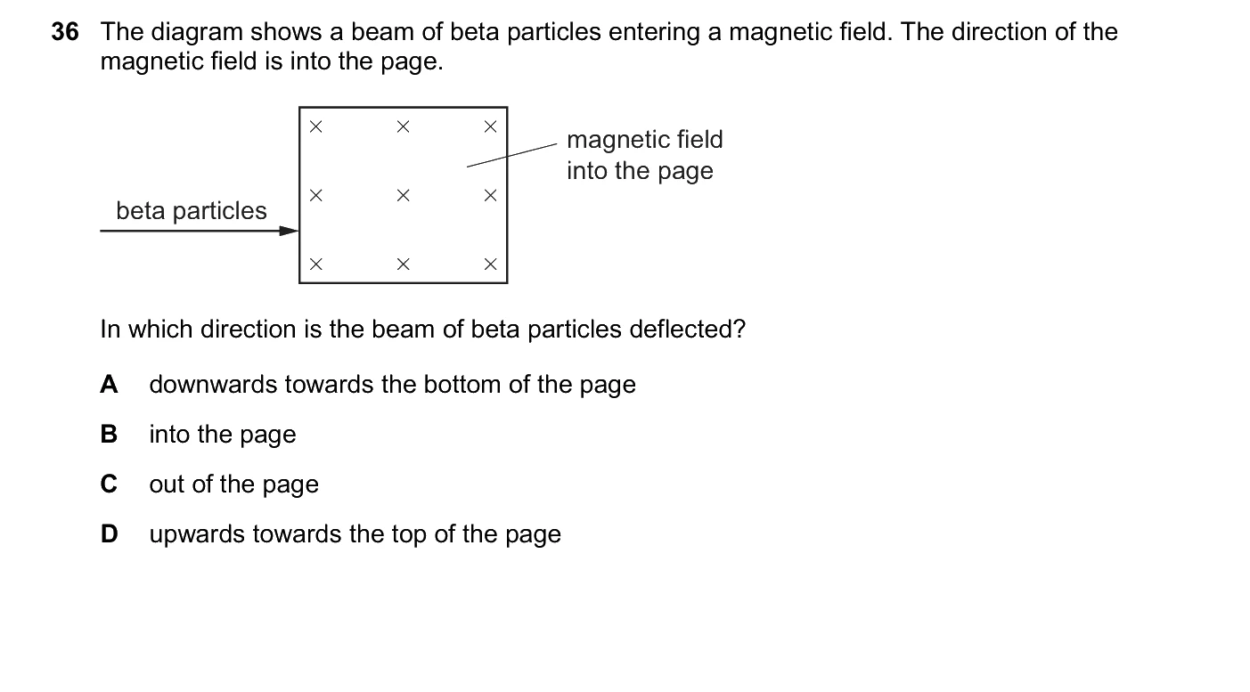 Question 36, June 2026, 0625 Paper 21