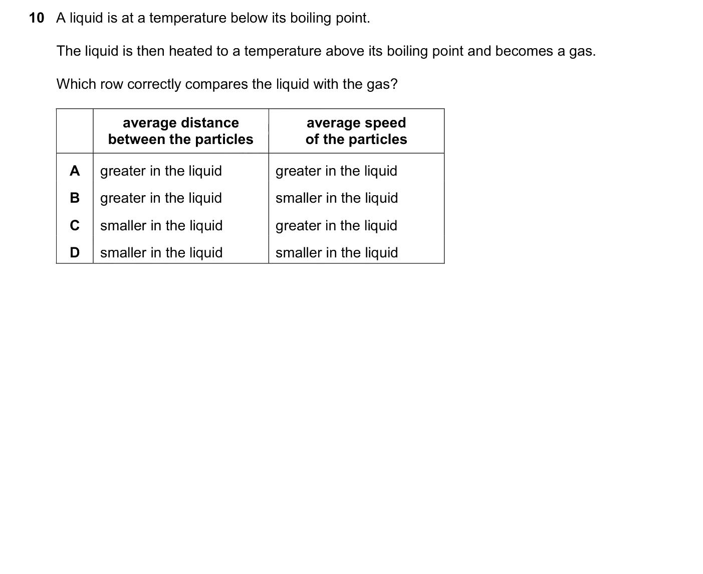 Question 10, June 2026, 0625 Paper 22