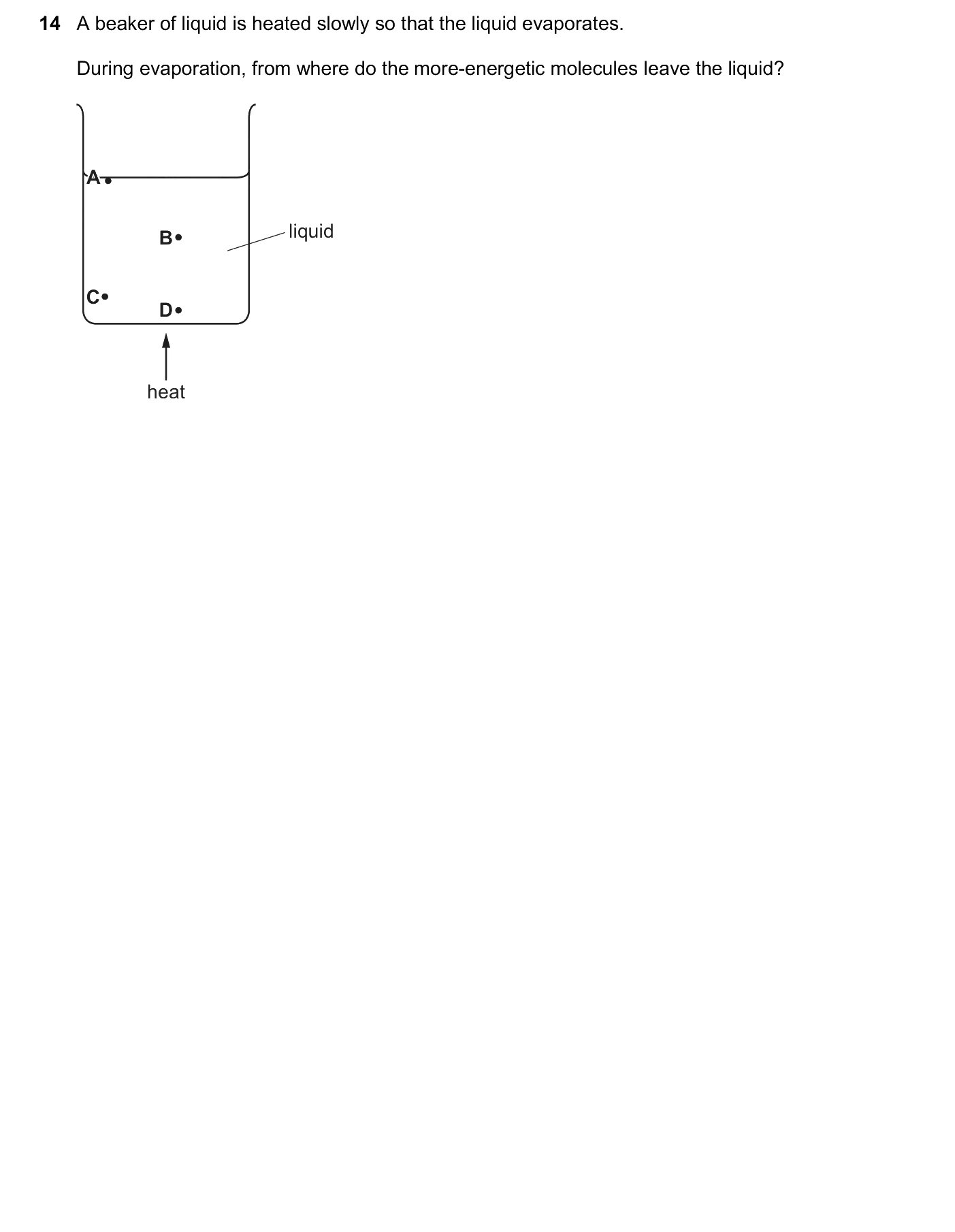 Question 14, June 2026, 0625 Paper 22
