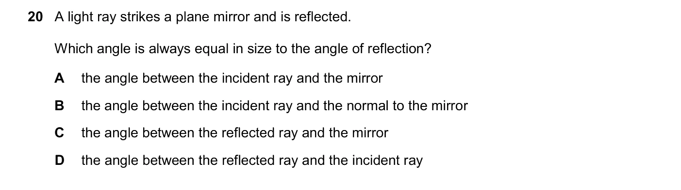 Question 20, June 2026, 0625 Paper 22