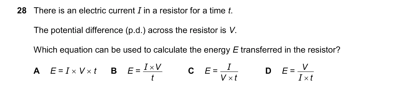 Question 28, June 2026, 0625 Paper 22