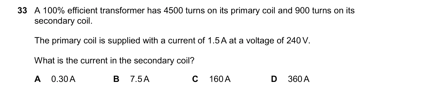Question 33, June 2026, 0625 Paper 22