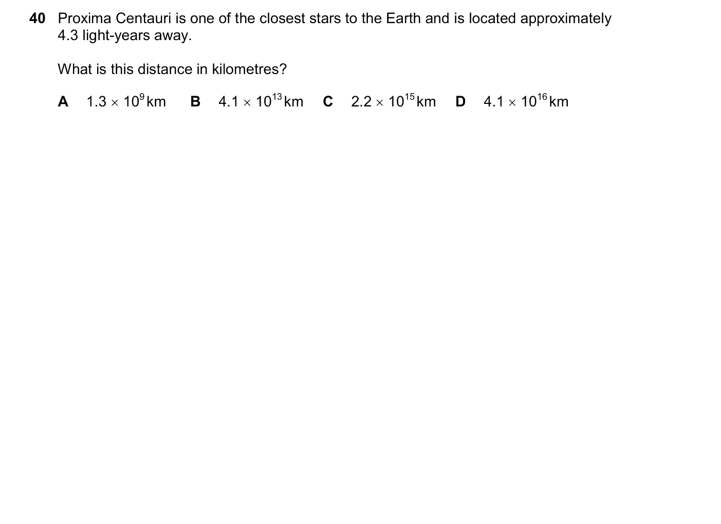 Question 40, June 2026, 0625 Paper 22