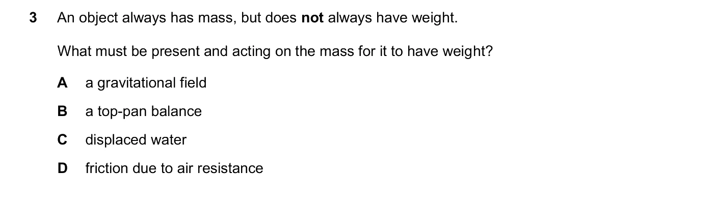 Question 3, June 2026, 0625 Paper 23