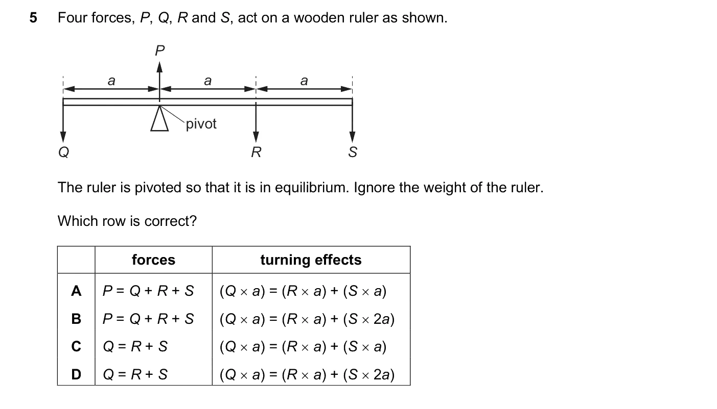 Question 5, June 2026, 0625 Paper 23