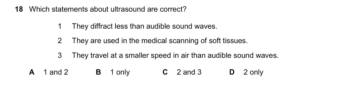 Question 18, June 2026, 0625 Paper 23