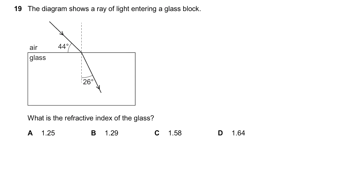 Question 19, June 2026, 0625 Paper 23