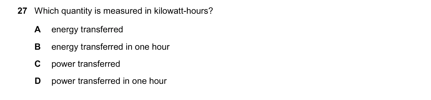 Question 27, June 2026, 0625 Paper 23