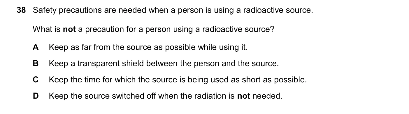 Question 38, June 2026, 0625 Paper 23