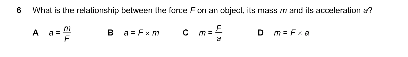 Question 6, March 2026, 0625 Paper 22