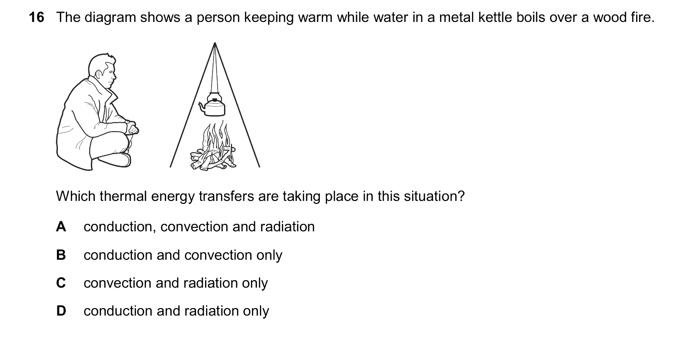 Question 16, March 2026, 0625 Paper 22