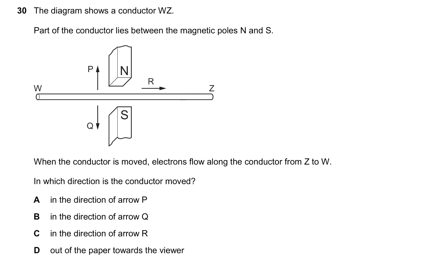 Question 30, March 2026, 0625 Paper 22