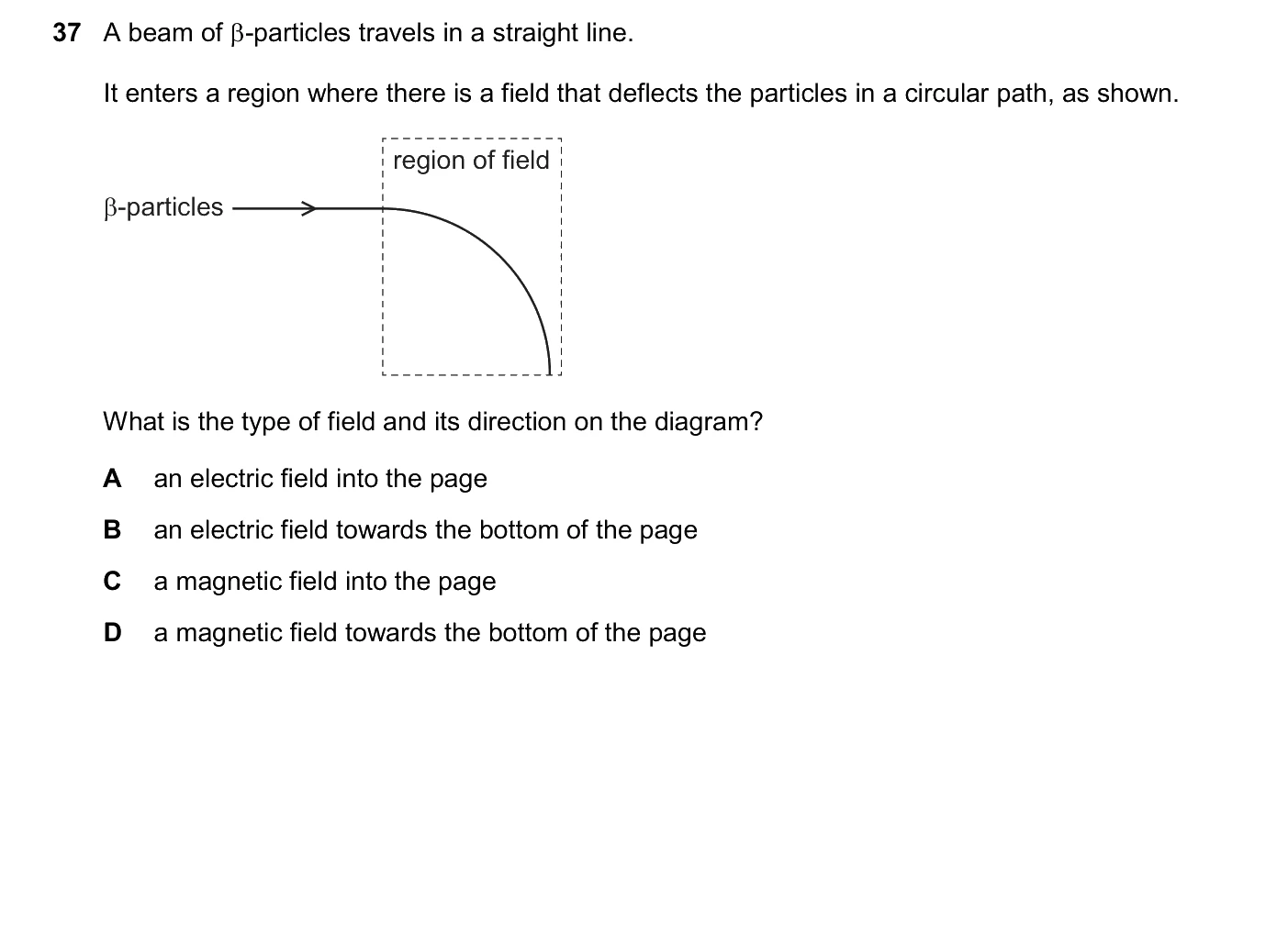 Question 37, March 2026, 0625 Paper 22